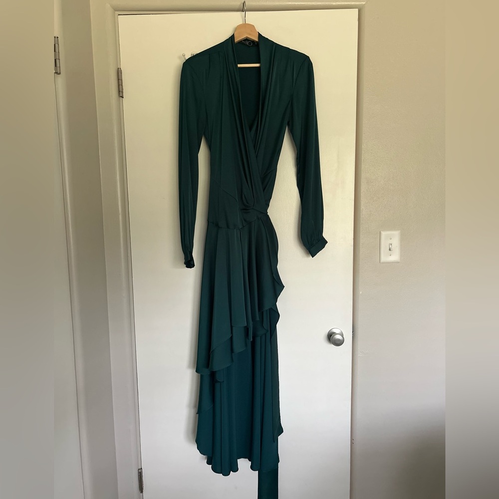 PatBO Ruffled High-Low Maxi. Size 4. - Picture 4 of 6